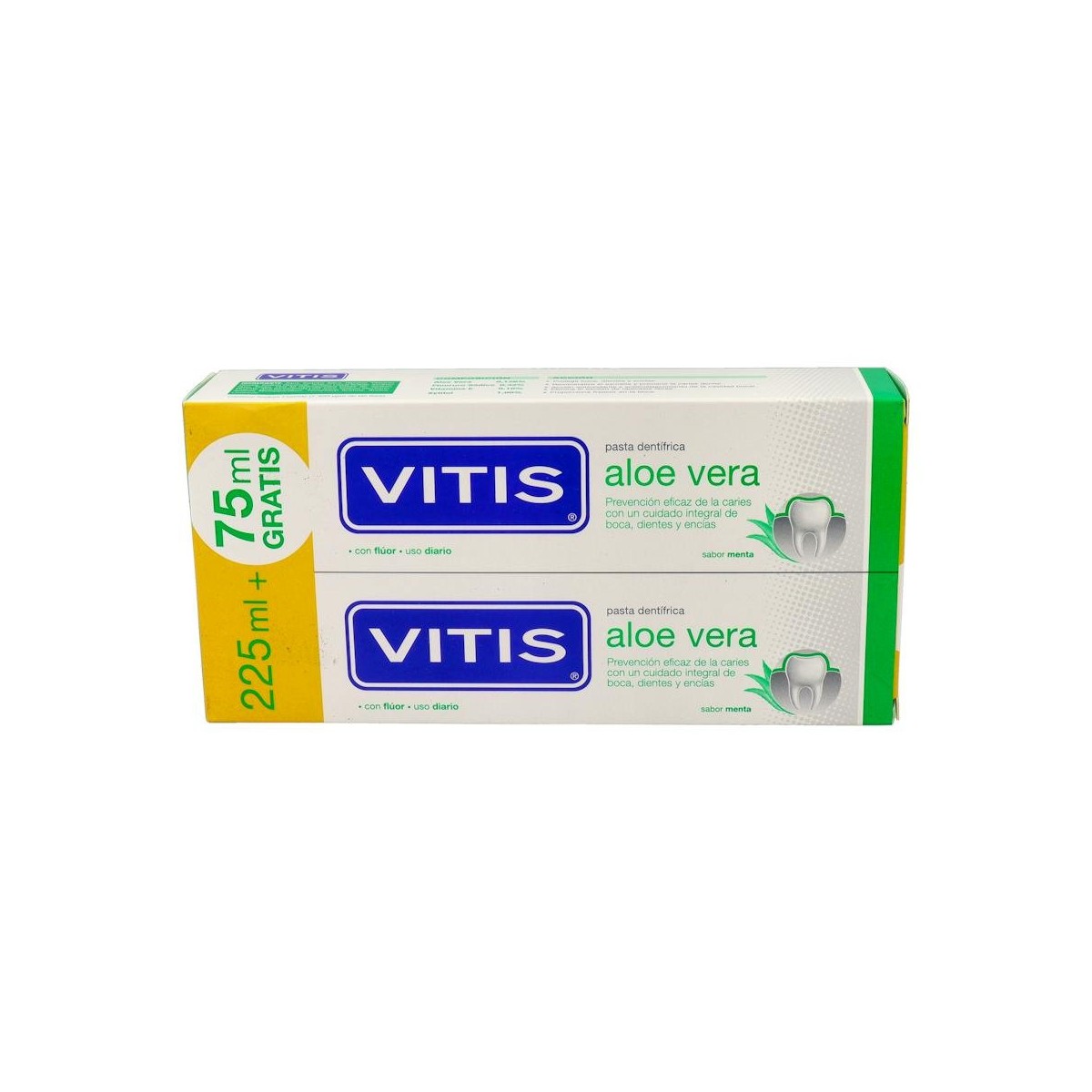 Vitis Aloe Vera Menta Pack Pasta 2 X 150 Ml (75...
