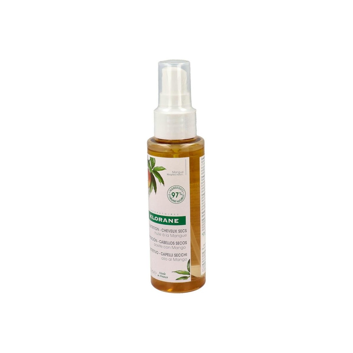 Klorane Aceite capilar al Mango Nutrición...