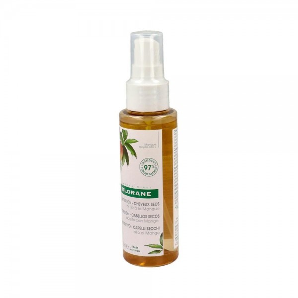 Klorane Aceite capilar al Mango Nutrición Cabello seco 100ml