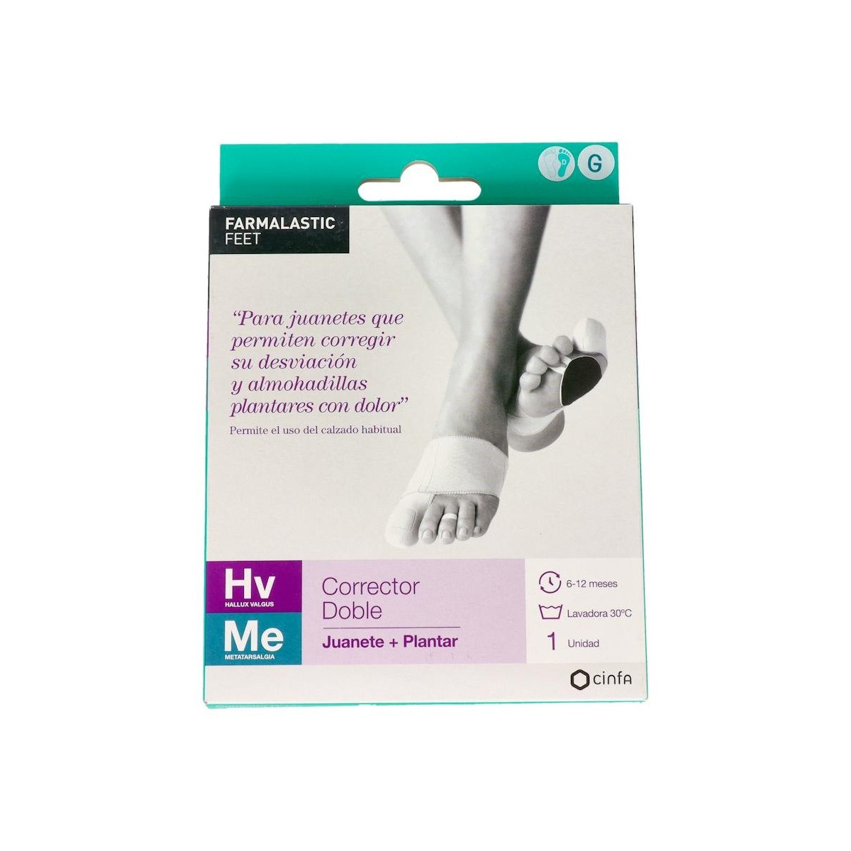 Corrector Farmalastic Doble P Dcho Tg