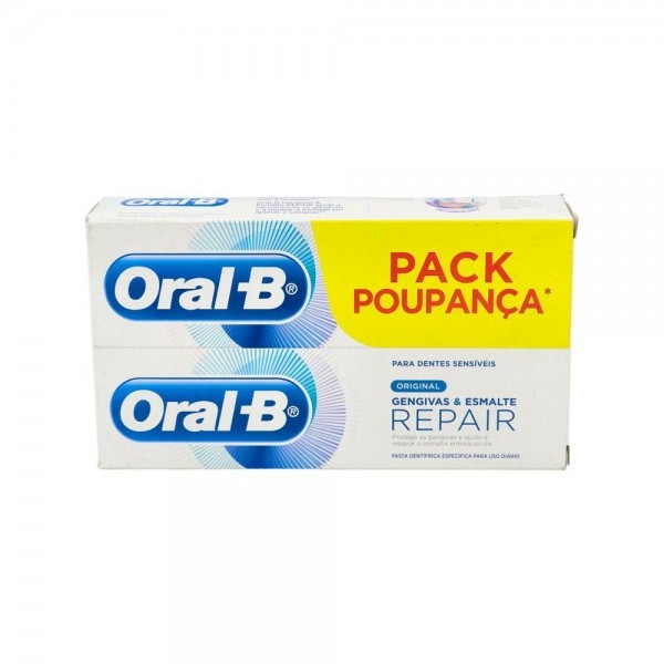 Oral-B Encias Y Esmalte Repair Orig Pasta Dental Duplo 2X100Ml
