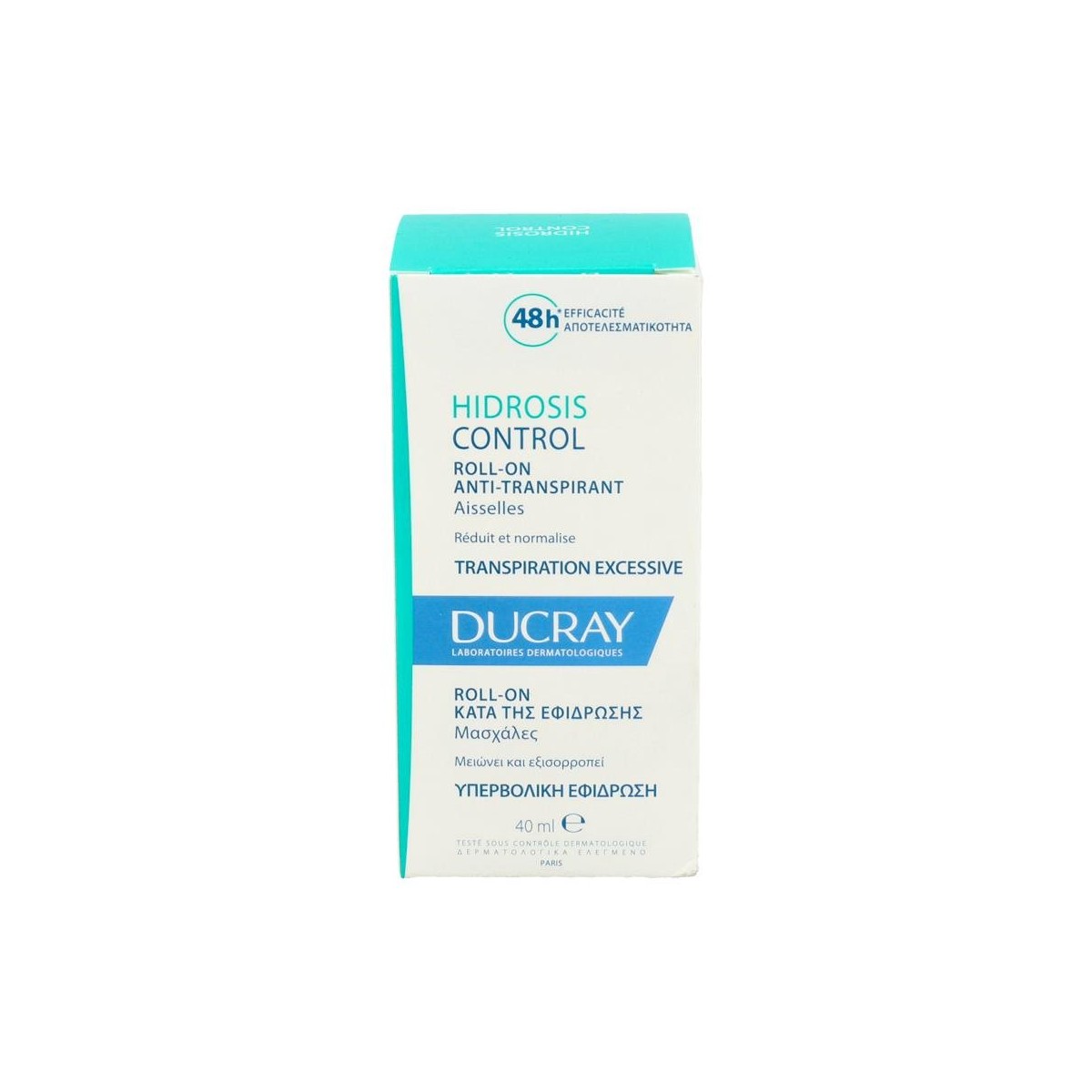 DUCRAY HIDROSIS CONTROL ROLL ON 40 ML