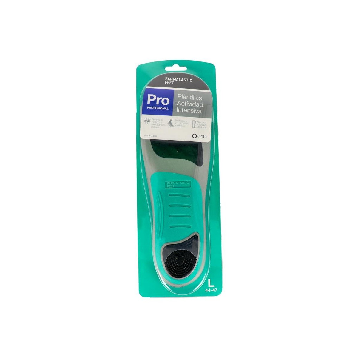 Plantilla Farmalastic Pro Activ Intens T/L 44-47