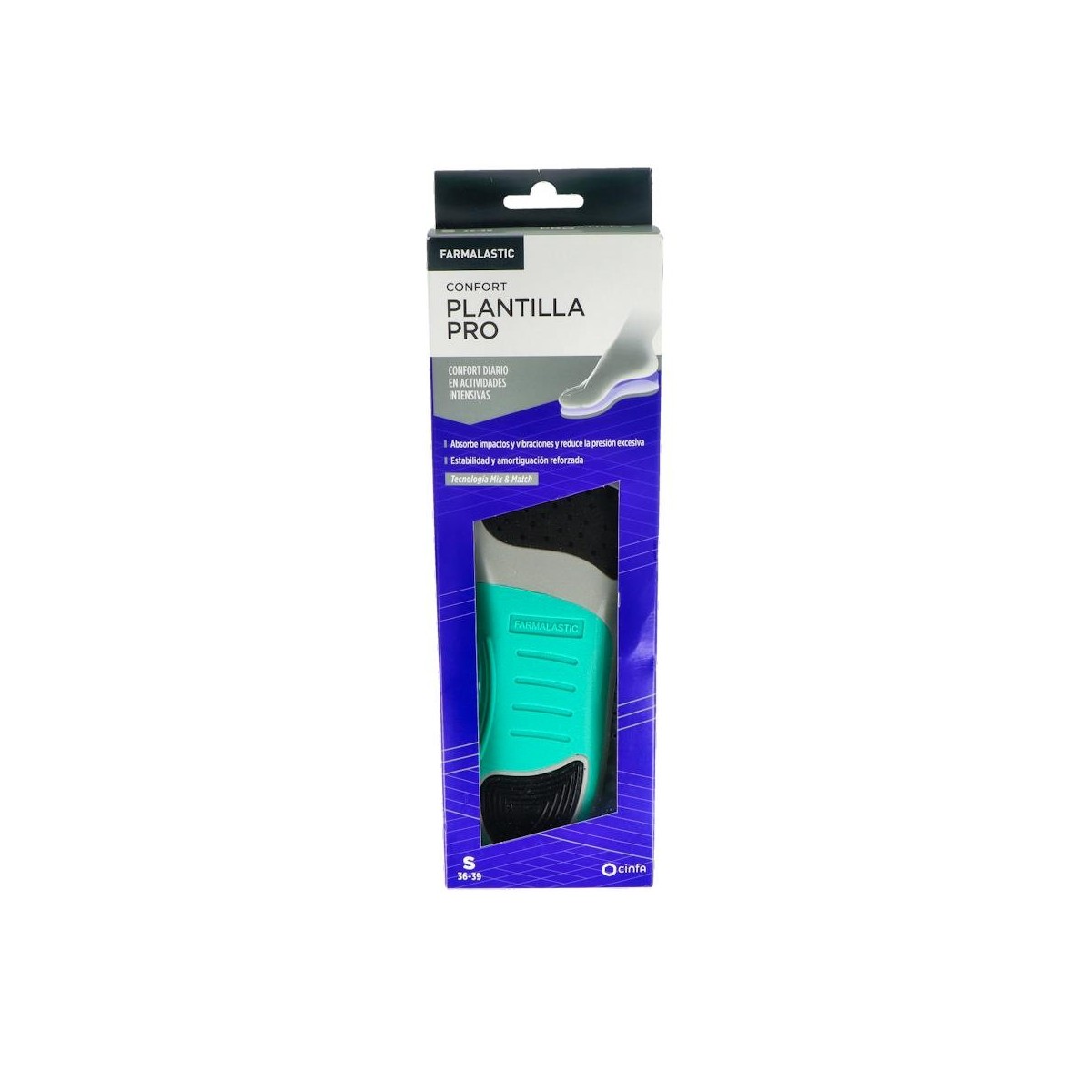 Plantilla Farmalastic Pro Activ Intens T/S 36-39