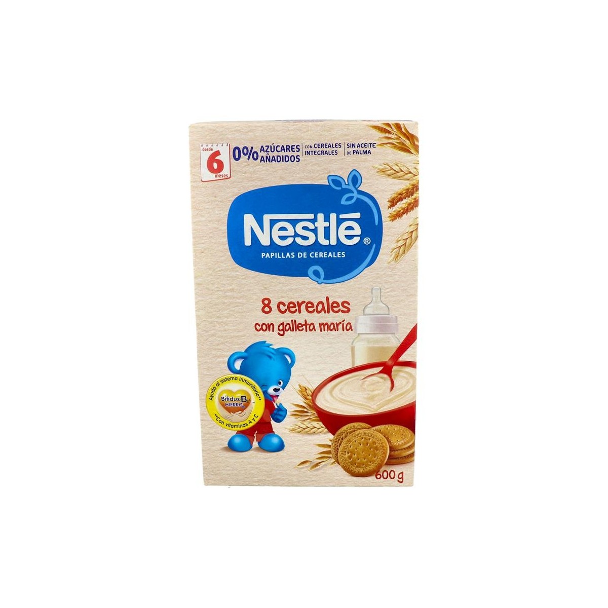 Nestle 8 Cereales Galleta Maria 600 G