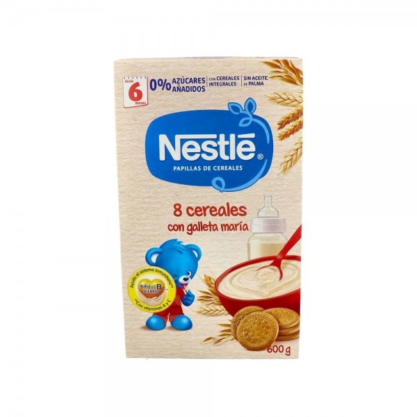 Nestle 8 Cereales Galleta Maria 600 G