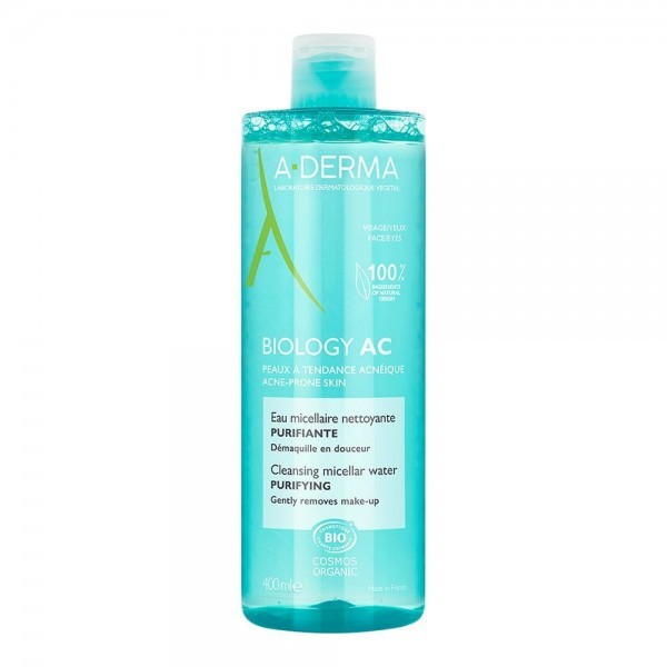 A-Derma Biology AC Agua micelar limpiadora purificante 400ml