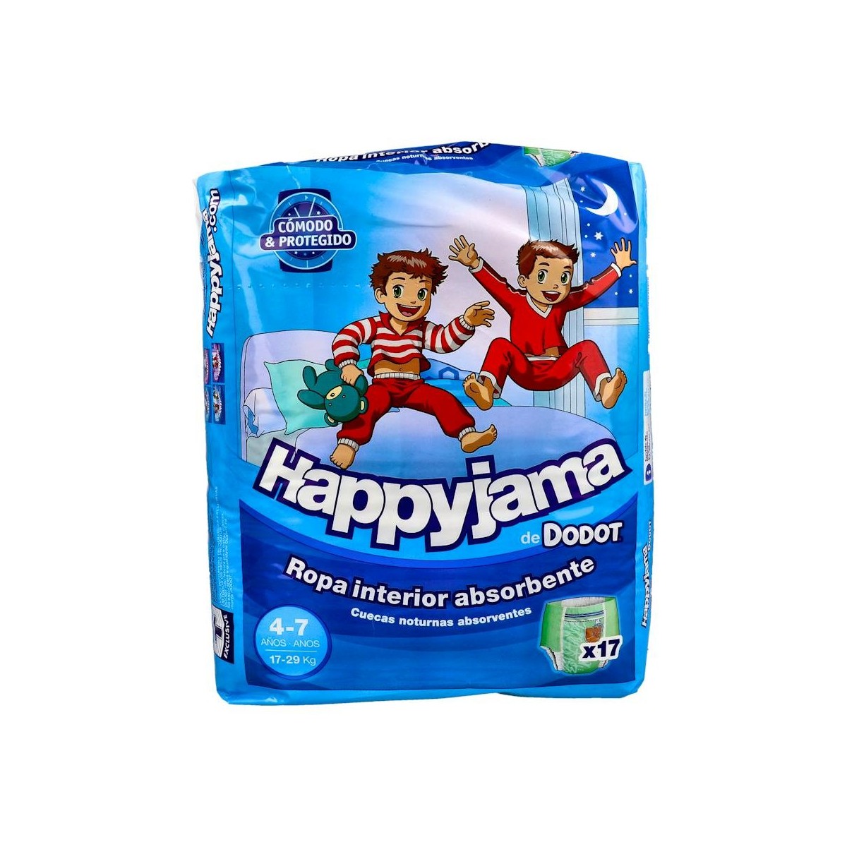 Pañal Inf Dodot Happyjama 17-29 Kg T/7 Niño 17 U