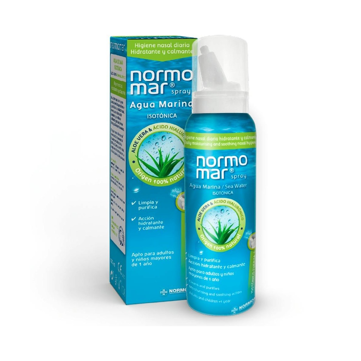 Normomar Aloe Vera y Ácido Hialurónico F1 Spray...