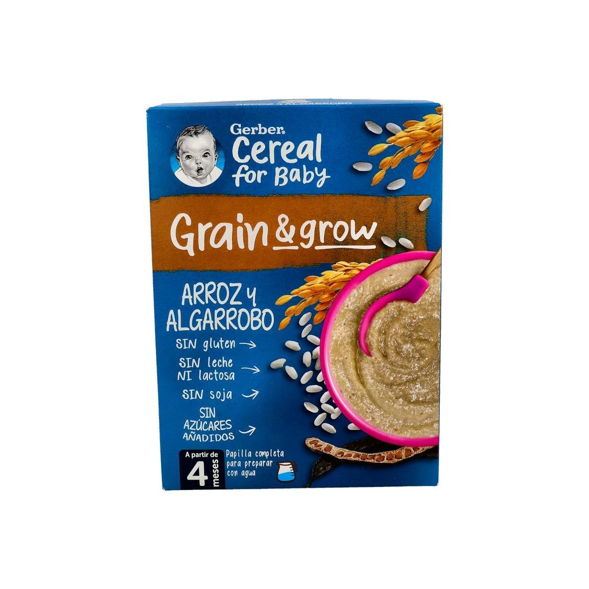 Gerber Papilla Arroz Y Algarrobo 250G