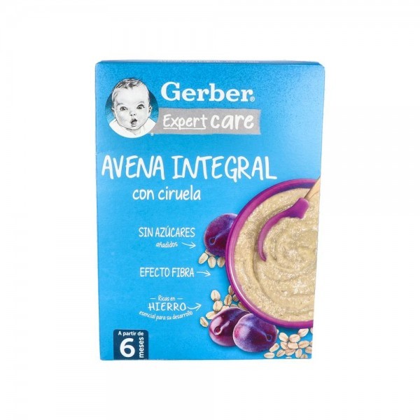 Gerber Papilla Avena Con Ciruela 250G