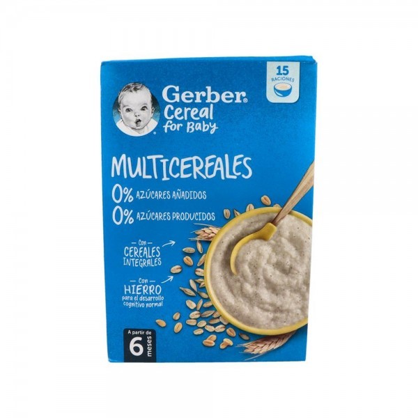 Gerber Papilla Multicereales 0% 180G