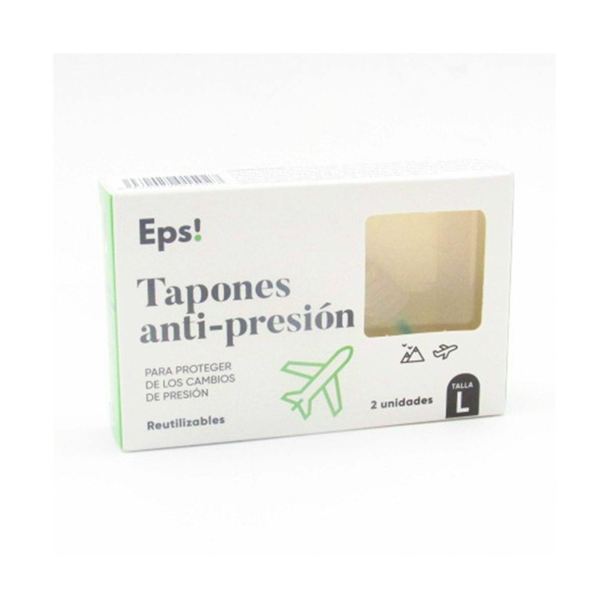 Tapon Oido Eps! Antipresion T/L 2 Un