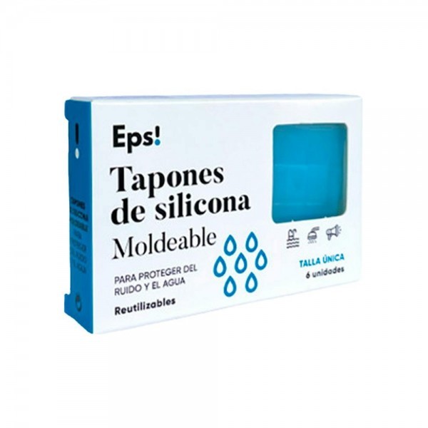 Tapon Oido Silicona Moldeable Eps! 6 Un