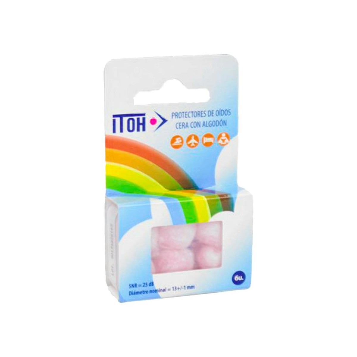 Tapon Oido Cera Itoh 12 Un Ref 901912