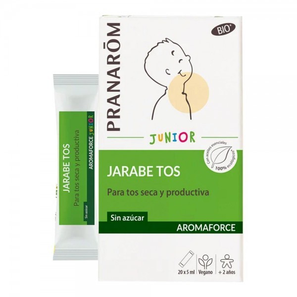Pranarom Aromaforce Junior Jarabe Tos Bio 20X5 Ml