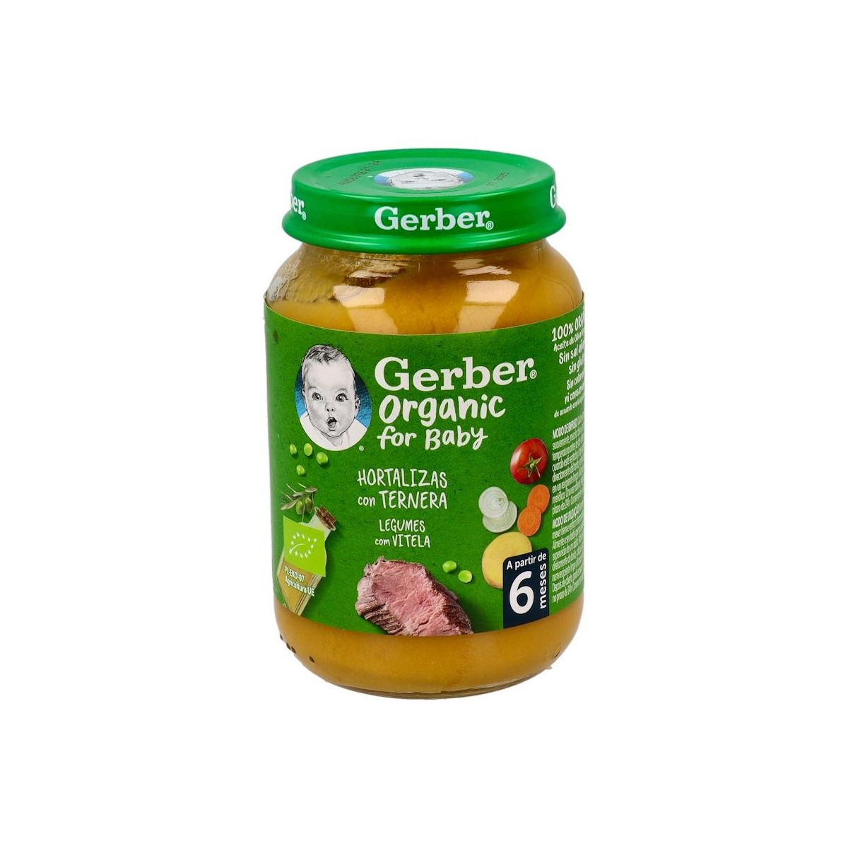 Gerber Org Horatalizas Ternera 190 G