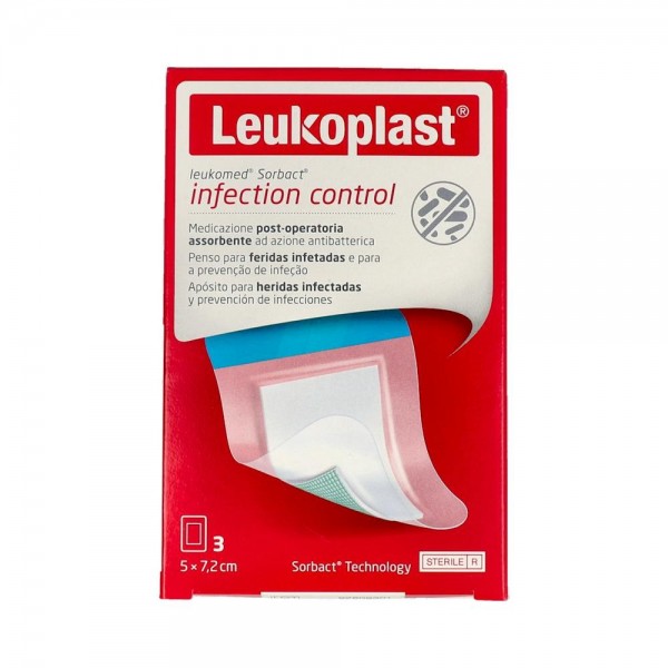 Leukoplast Leukomed Sorbact Apos Est 5Cm X 7,2Cm