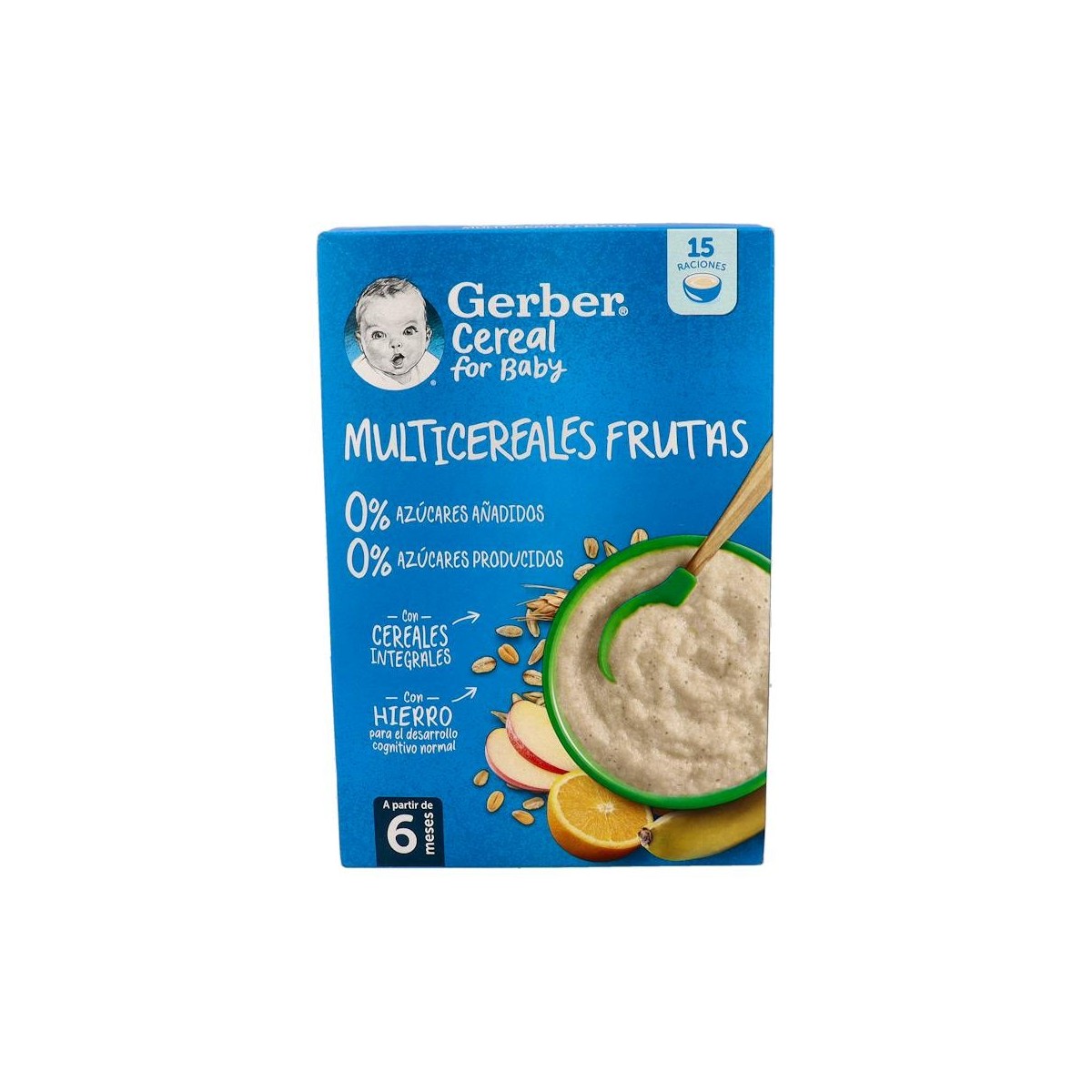 Gerber Multicereales Fruta 0% 270 G