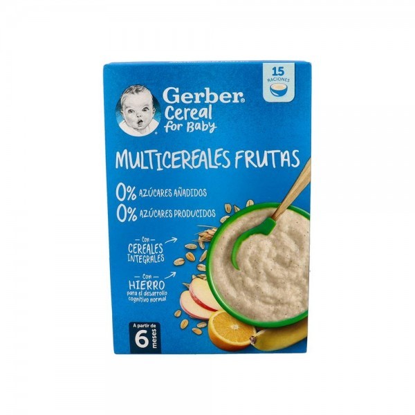 Gerber Multicereales Fruta 0% 270 G