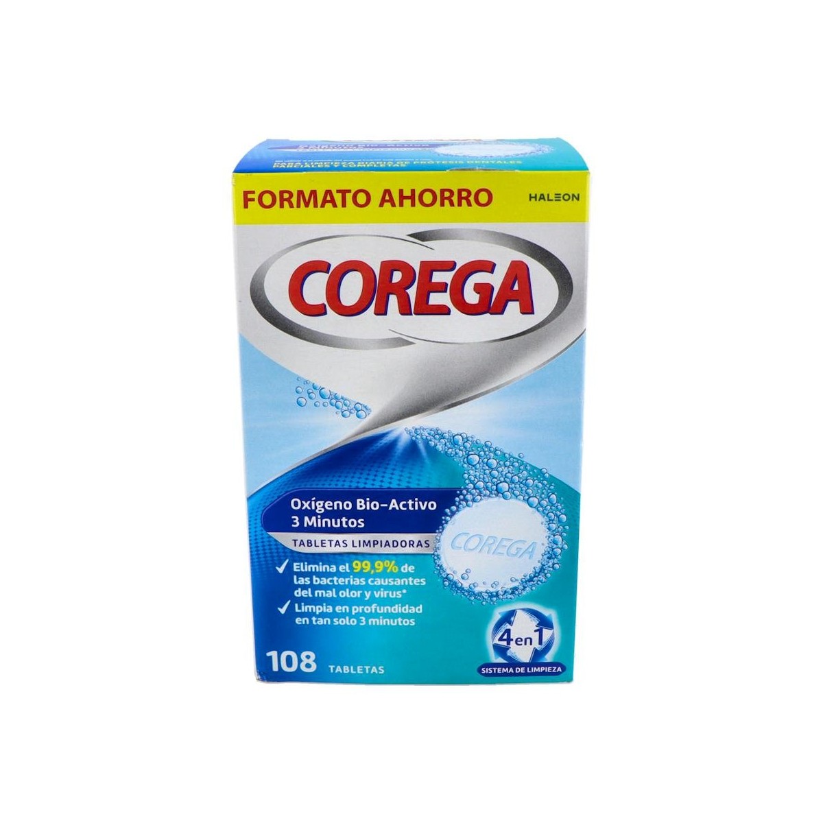 Corega Oxigeno Bio-Activo 108 Tab