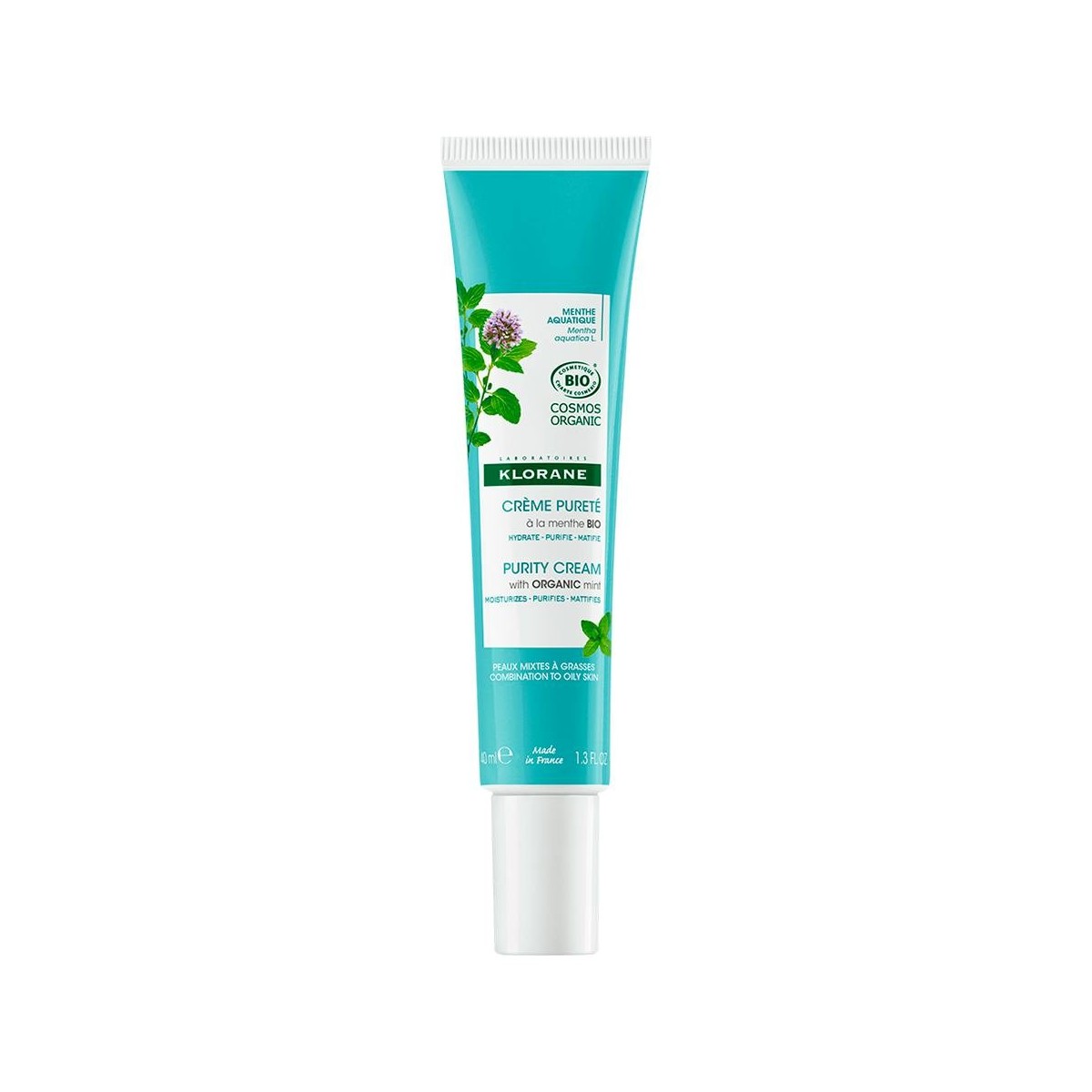 Klorane Crema Purificante a la Menta acuática...