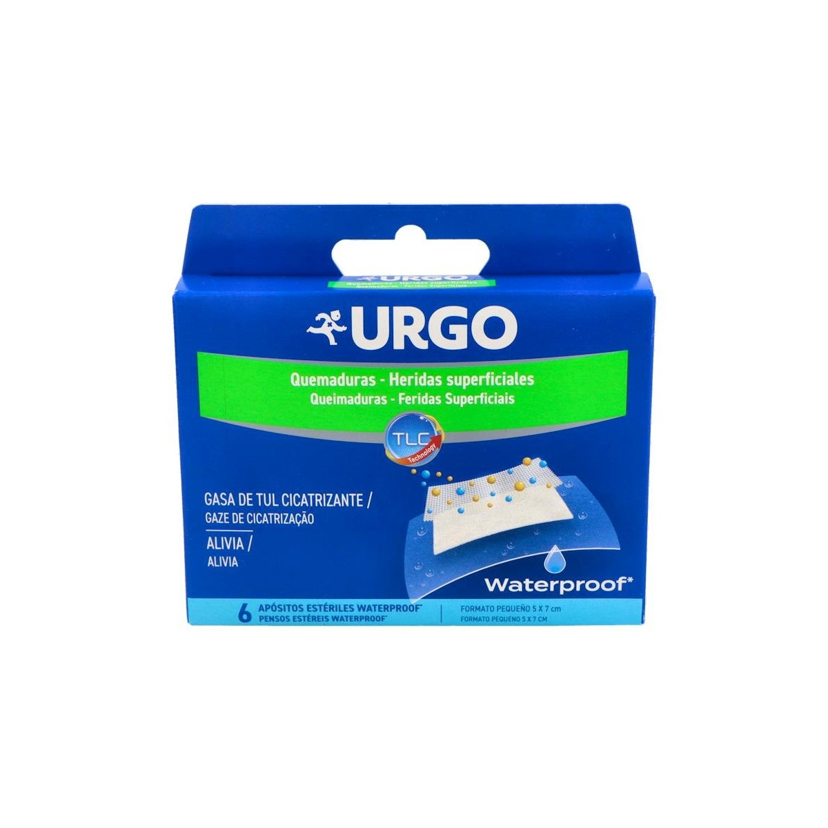 Urgo Quemaduras Waterproof 5X7 Cm 6 Apositos