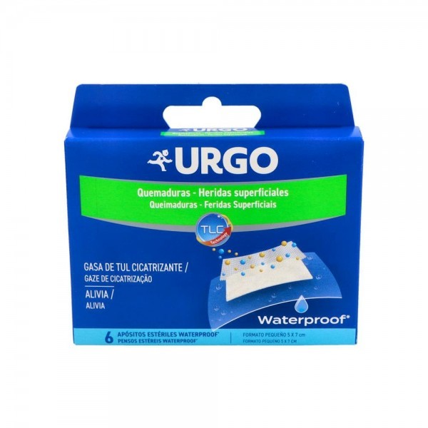 Urgo Quemaduras Waterproof 5X7 Cm 6 Apositos