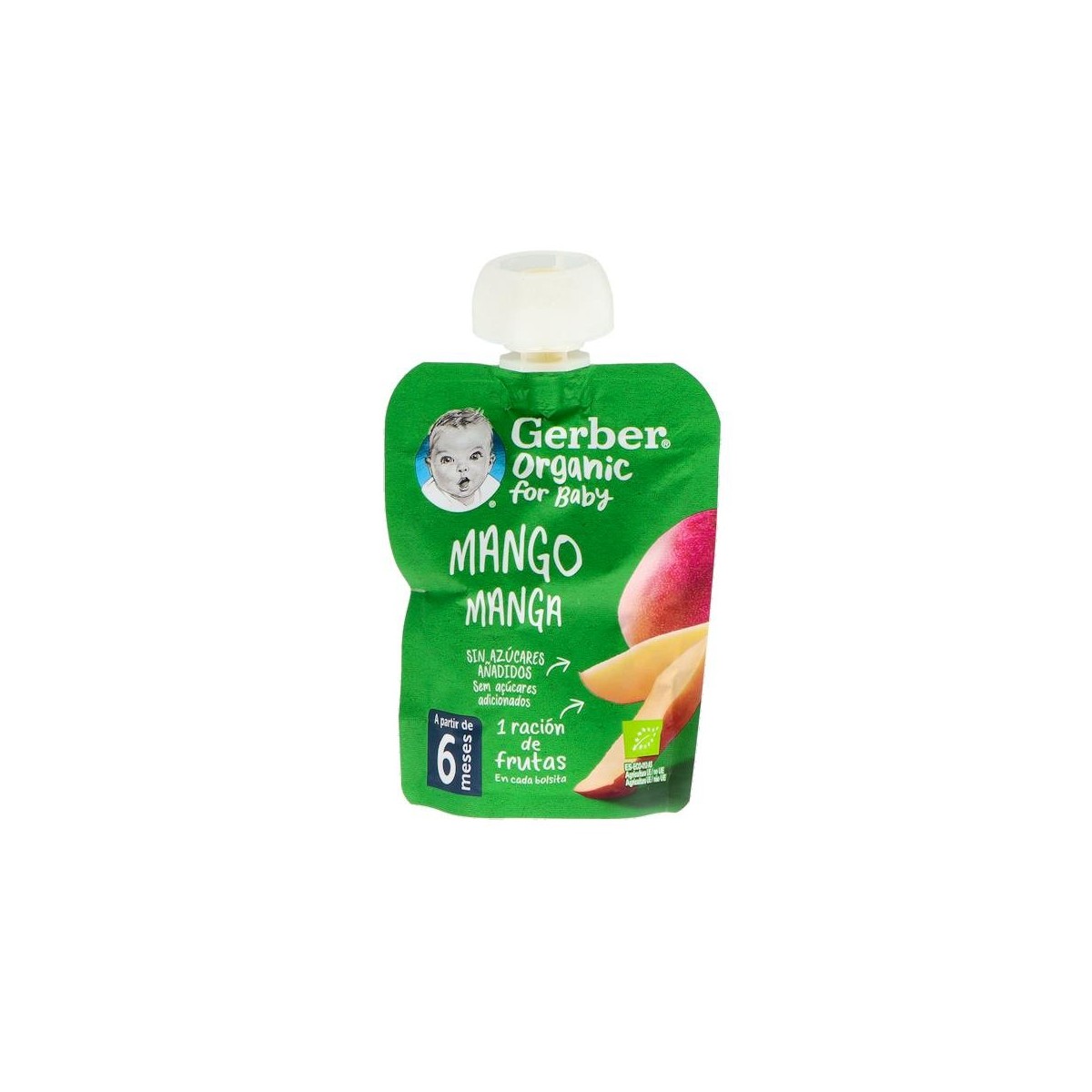 Gerber Pouch Organic Mango 90G
