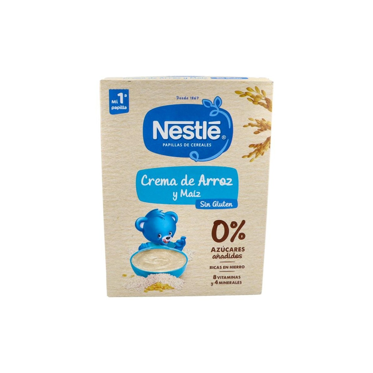 Nestle Papilla Sin Gluten Maiz Y Arroz 240 G