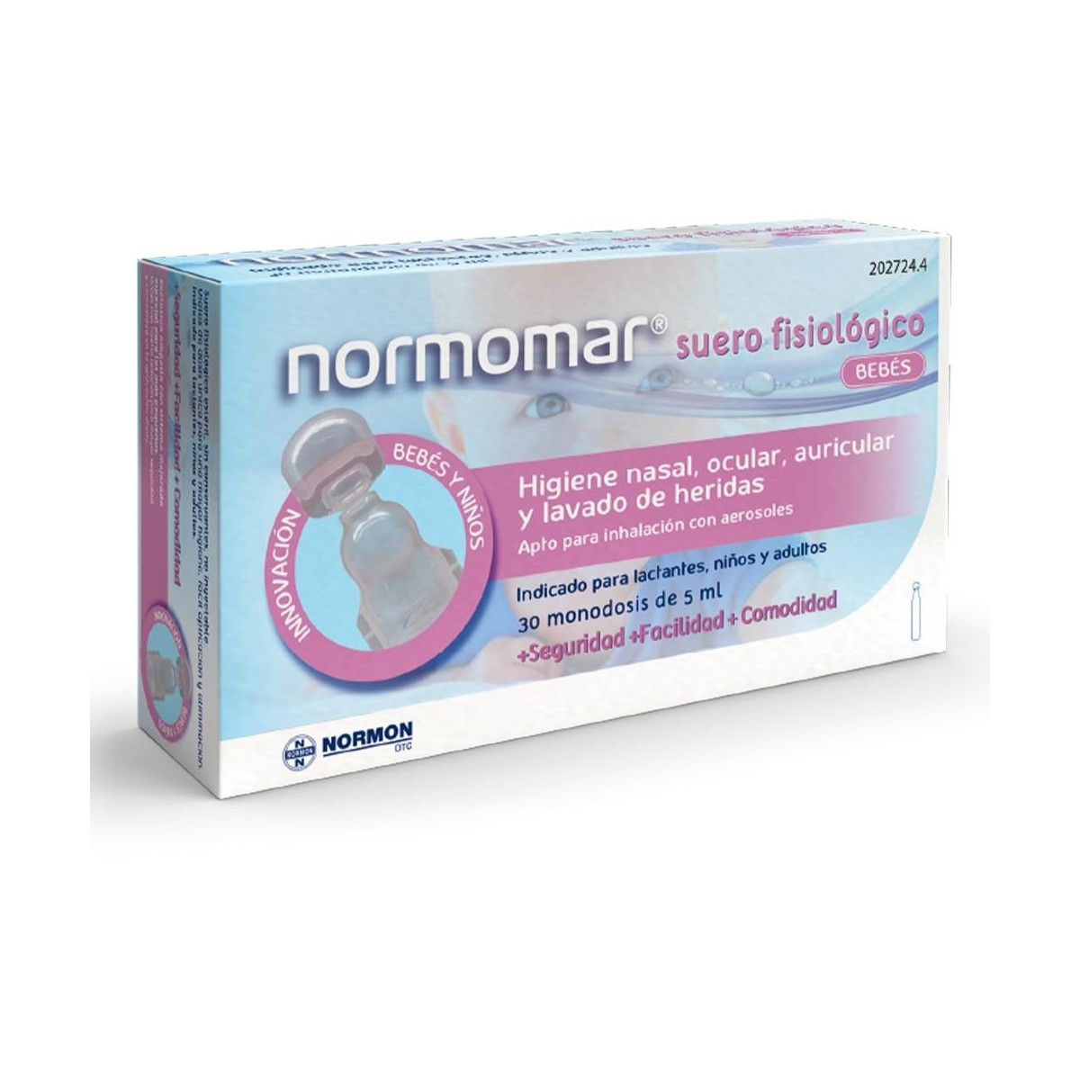 Normomar Suero Fisiológico Bebé 30 unidades de 5ml