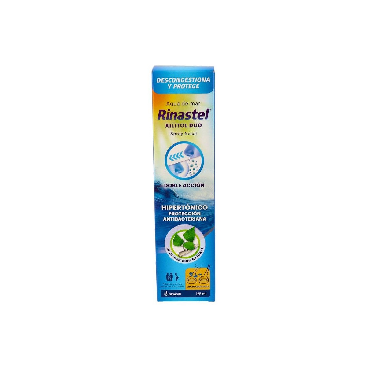 Rinastel Xilitol Hypertonic Duo 125 Ml