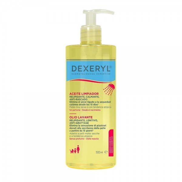 Dexeryl Aceite limpiador pieles secas y atópicas 500ml