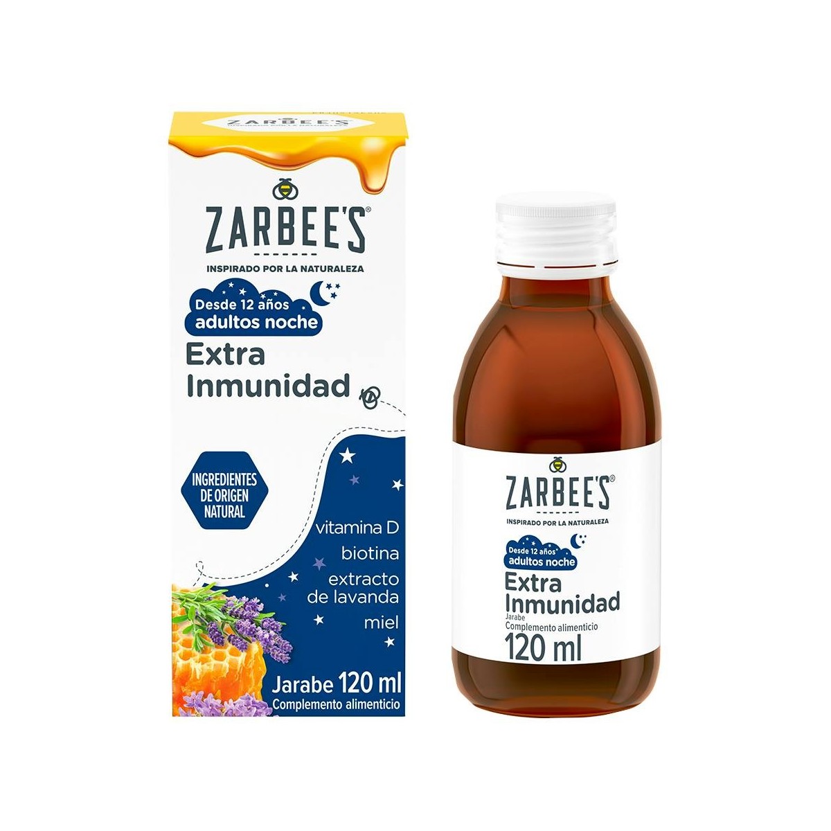 Zarbee's Jarabe Noche Extra Inmunidad (120 ml),...