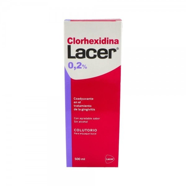 Clorhexidina Lacer Colutorio 0,2 % 500 Ml
