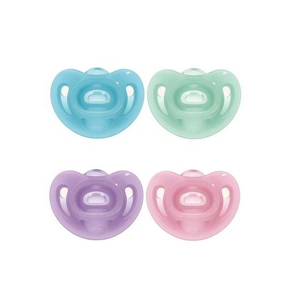 Nuk Chupete Silicona Sensitive 0-6M 2uds