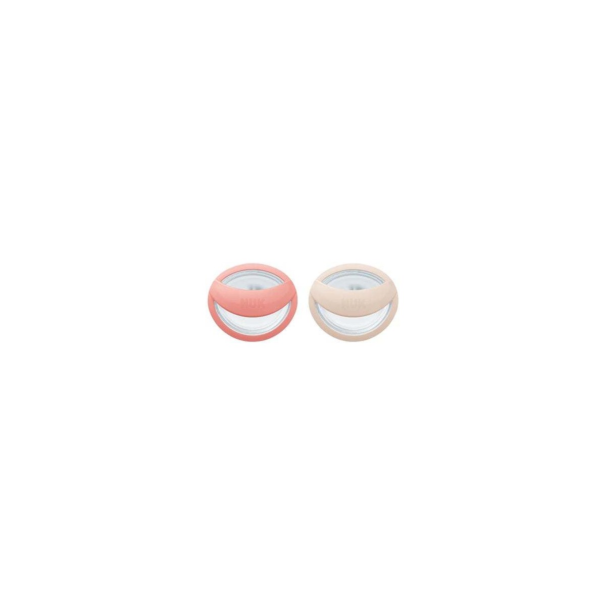 Nuk Chupetes Silicona Mommy Feel 0-9M Rosa 2uds