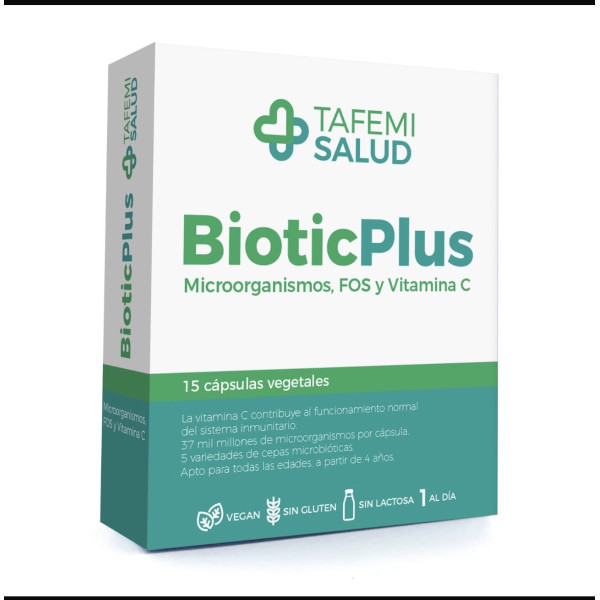 biotic plus tafemi 15 cápsulas