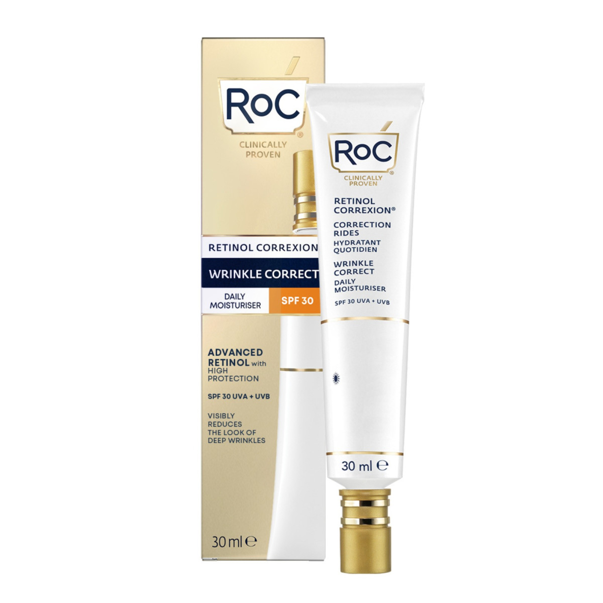 Roc retinol correxion wrinkle correct daily 30