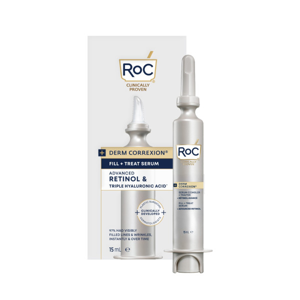 roc derm correxion serum combler+trailer retinol avance y...
