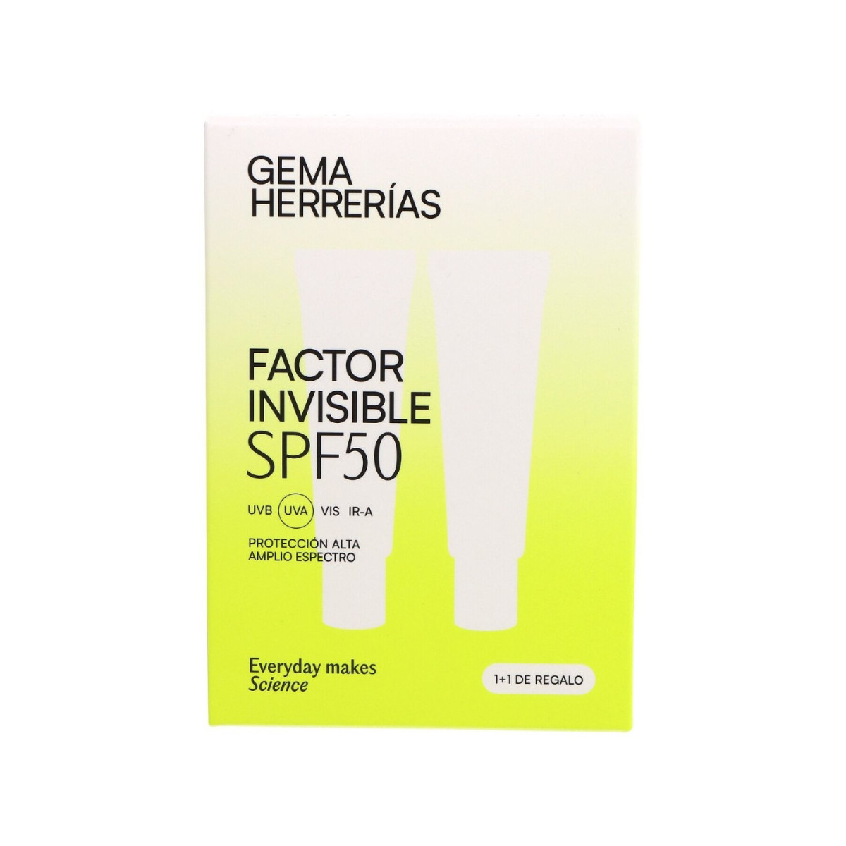 Gema Herrerías Factor Invisible SPF50 Amplio...