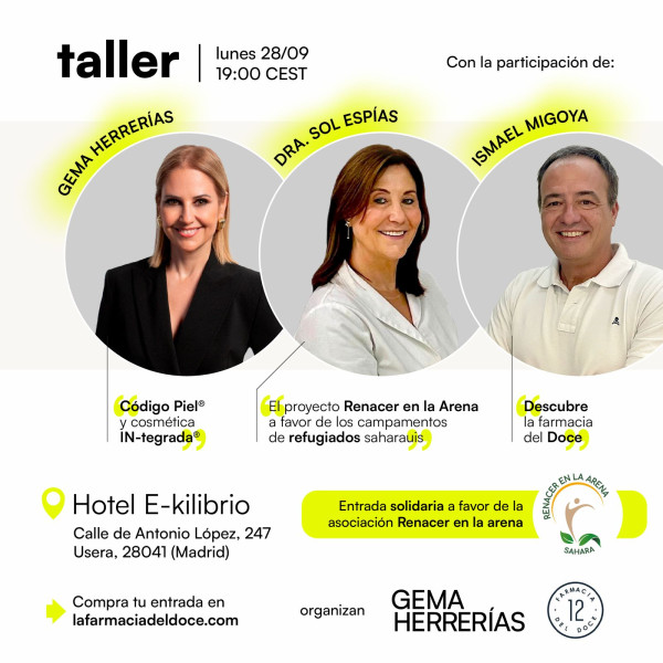 Fila 0 Solidaria - Taller con Gema Herrerías · 28 de septiembre