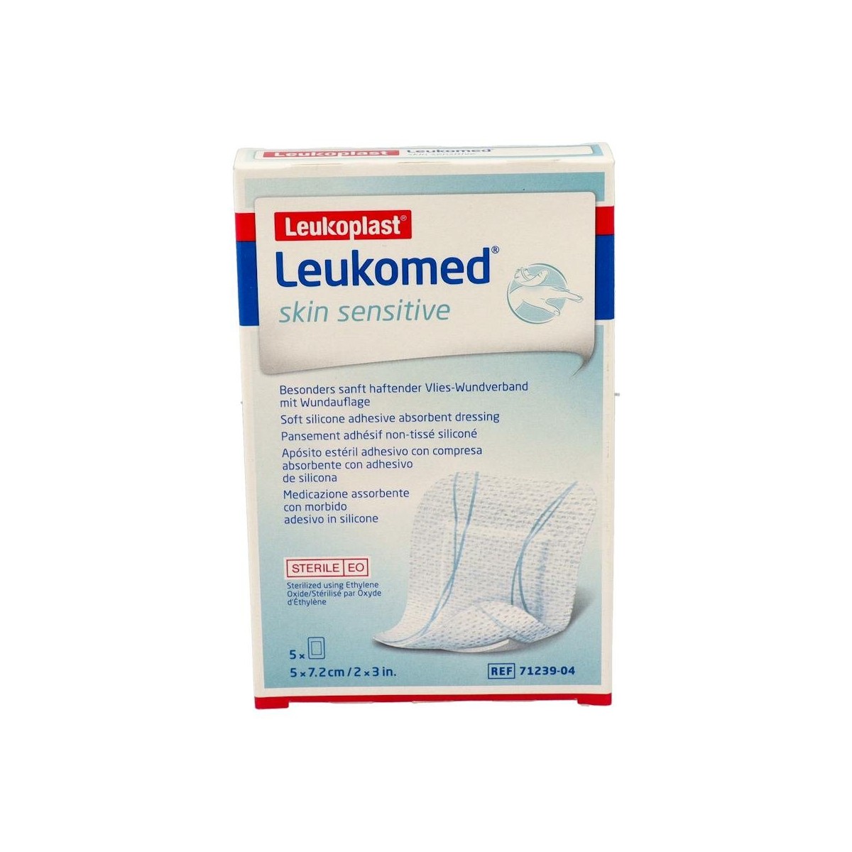 Leukomed Skin Sensitive 5Cm X 7,2Cm 5 Un