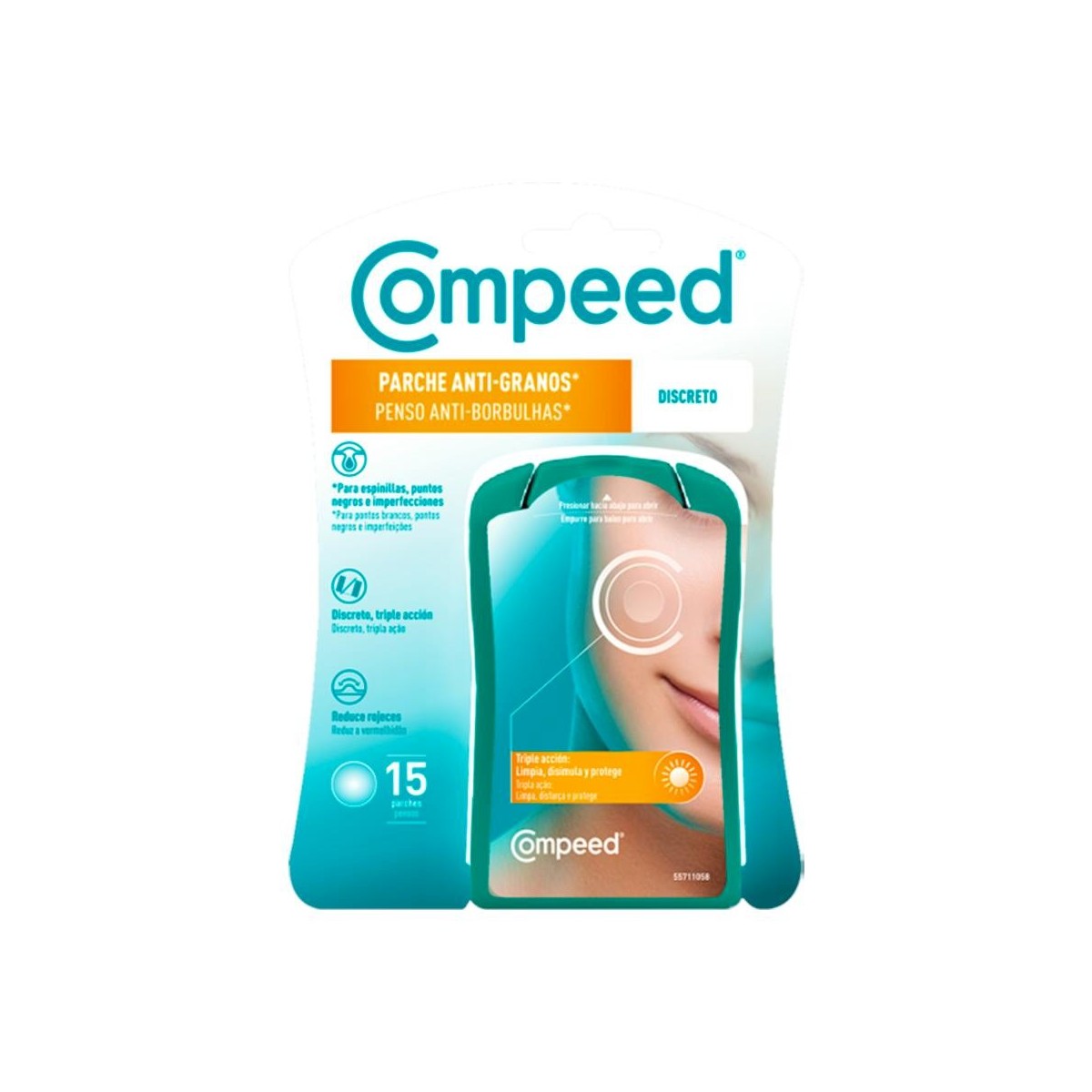 COMPEED (CAJA 6uds) ANTIGRANOS DISCR 15