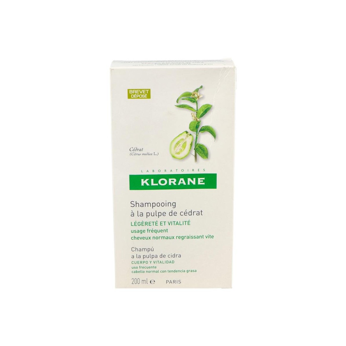 Klorane Champu Cidra 200 Ml
