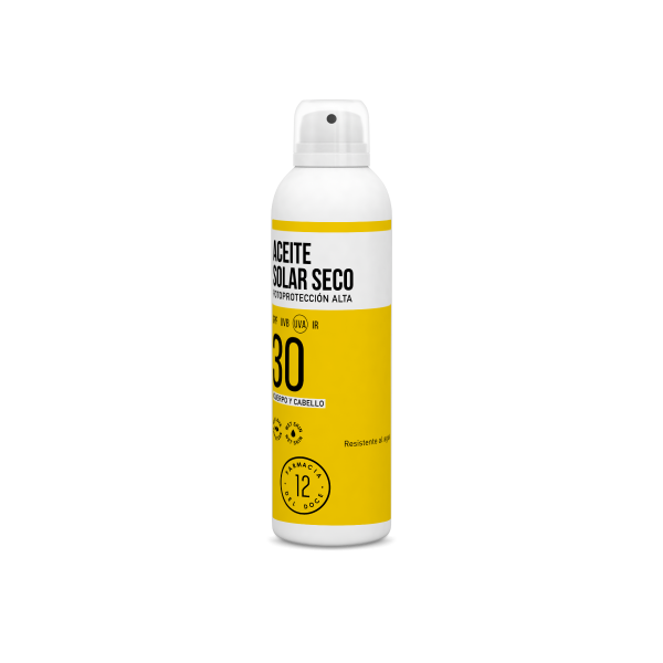 Aceite Solar Seco Spf 30  150 Ml  Nan
